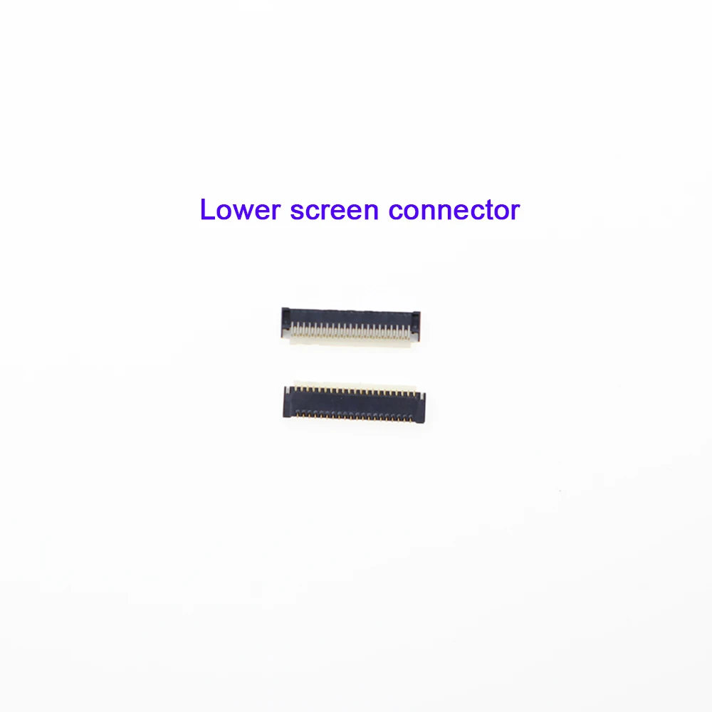 1PC USB Charging Port ,Joystick Touch ,Game SD Card Slot Socket ,Lower LCD Screen FPC Connector For New 3DS LL/ XL Console - view 4