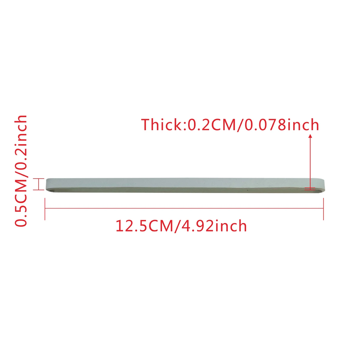 40Pcs White High Elastic Rubber Bands Supplies Durable Stretchable Latex Rings Office Stationery Package Nature Rubber Rings