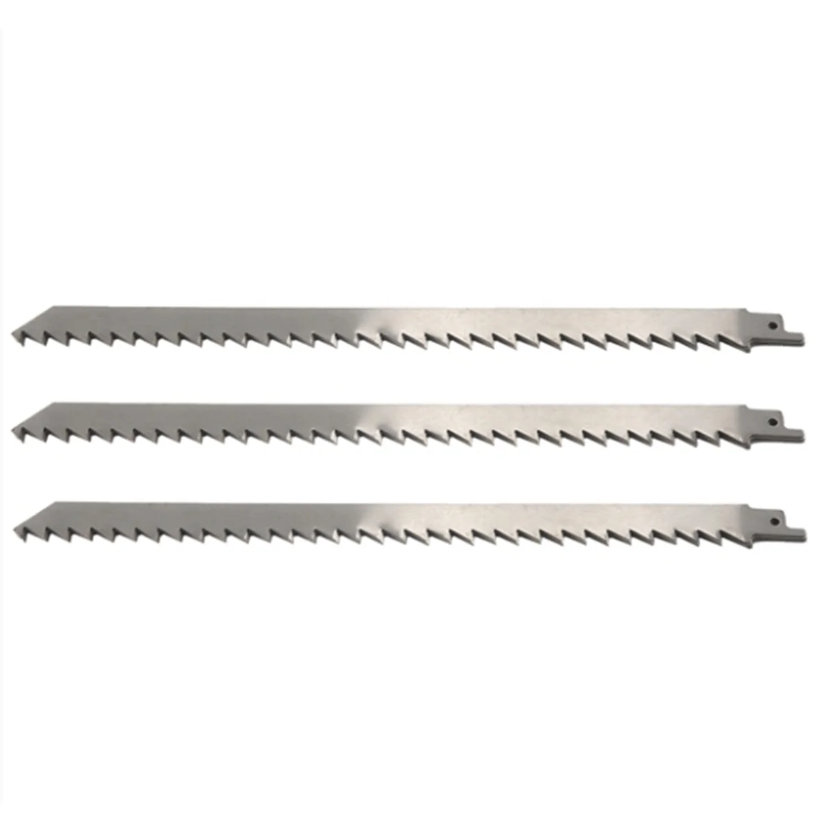 ABJZ شفرة المنشار الترددية 300 مم من الفولاذ المقاوم للصدأ لقطع اللحوم والثلج والخشب شفرات المنشار الترددية لقطع المعادن الخشبية