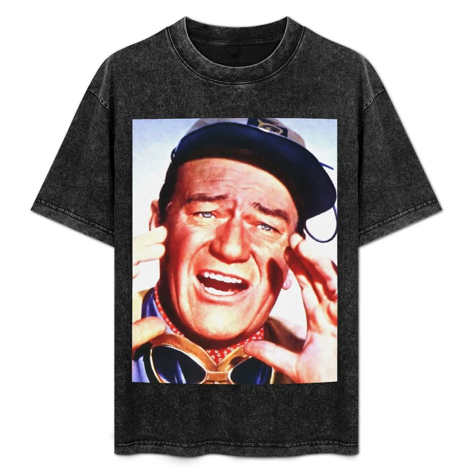

John Wayne in Hatari! T-Shirt Soft Touch Basic Cotton T-Shirt