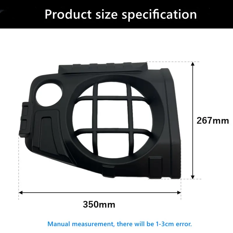 Car Black Warrior exterior parts headlight protection lampshade decorative light frame suitable for Suzuki Jimny JB64/JB74