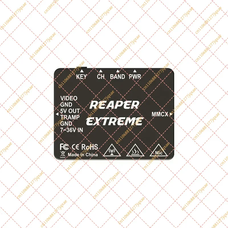 Foxeer Reaper Extreme: 2.5W 5.8G VTX with CNC Heat Dissipation & Pitmode for Reliable Long-Range FPV Flight