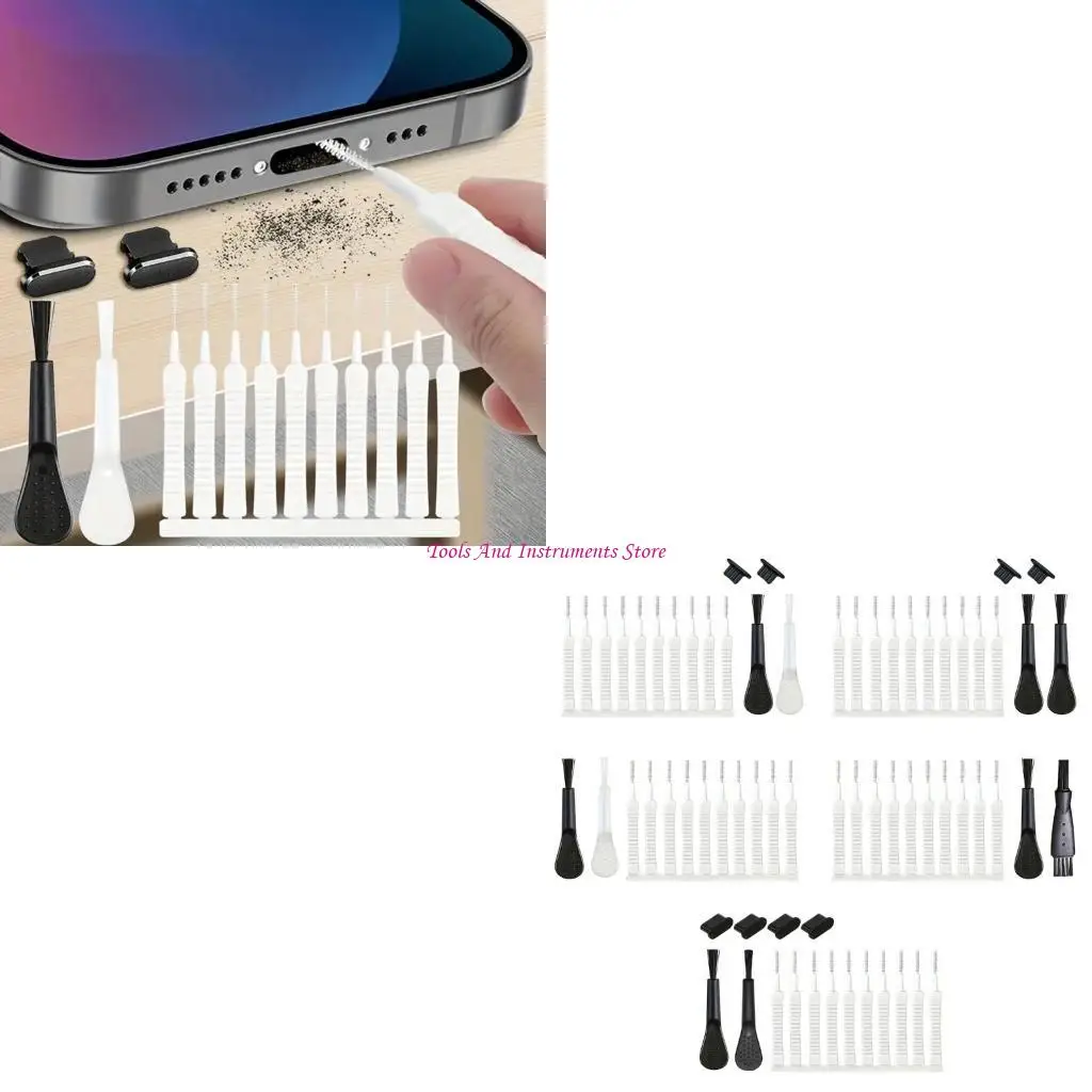 

Phone Charging Port Cleaning Brush for Home Office and Travel Applications C7AC