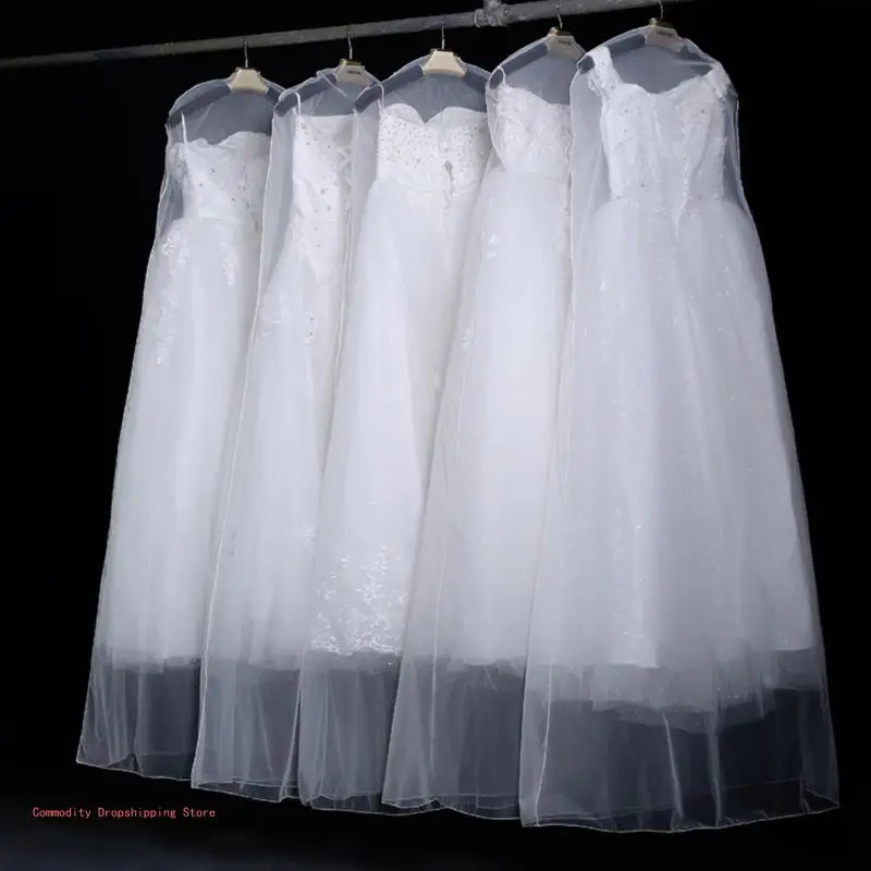 160/180cm for Extra Large Soft Cloth Wedding Dress Dustproof Cover Pullover Thin