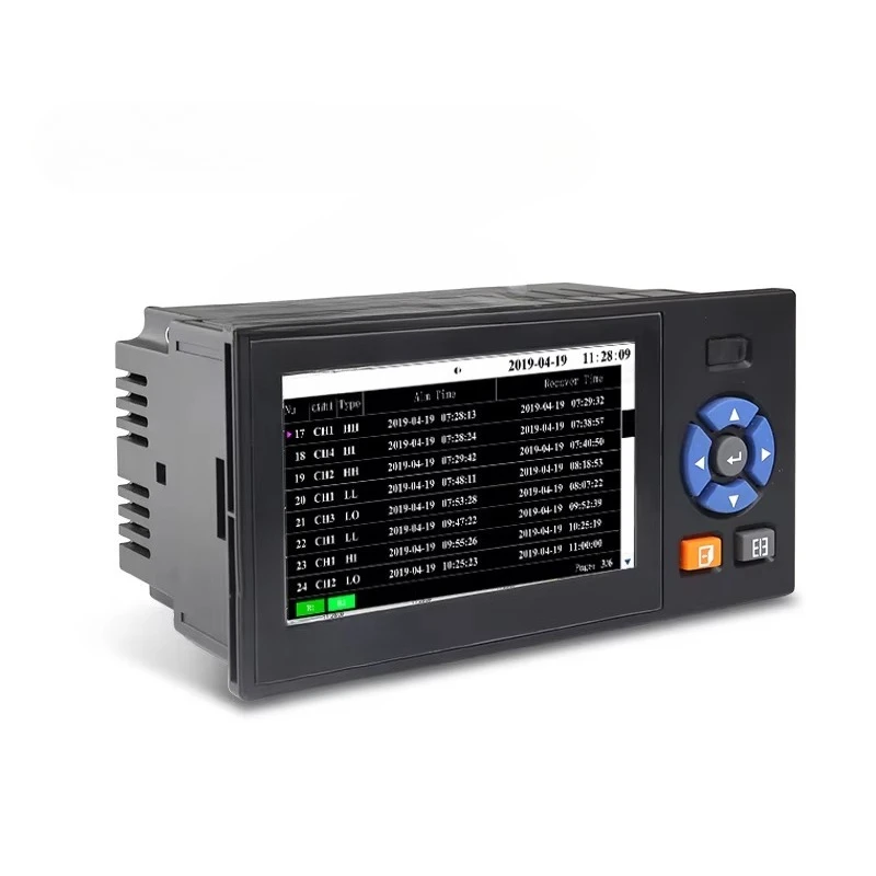 High Precision 6-Channel Data Recorder Multi-Function Data Logger for Temperature Pressure Flow RS485 Alarm OEM Customizable