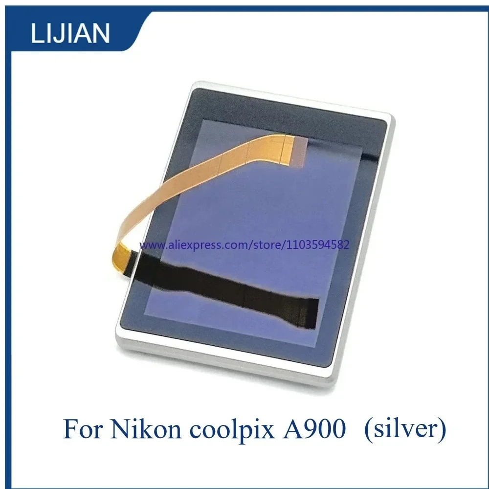 original-new-for-nikon-coolpix-a900-touch-lcd-display-screen-hinge-backlight-and-protector-cover-framework-silver-camera-part