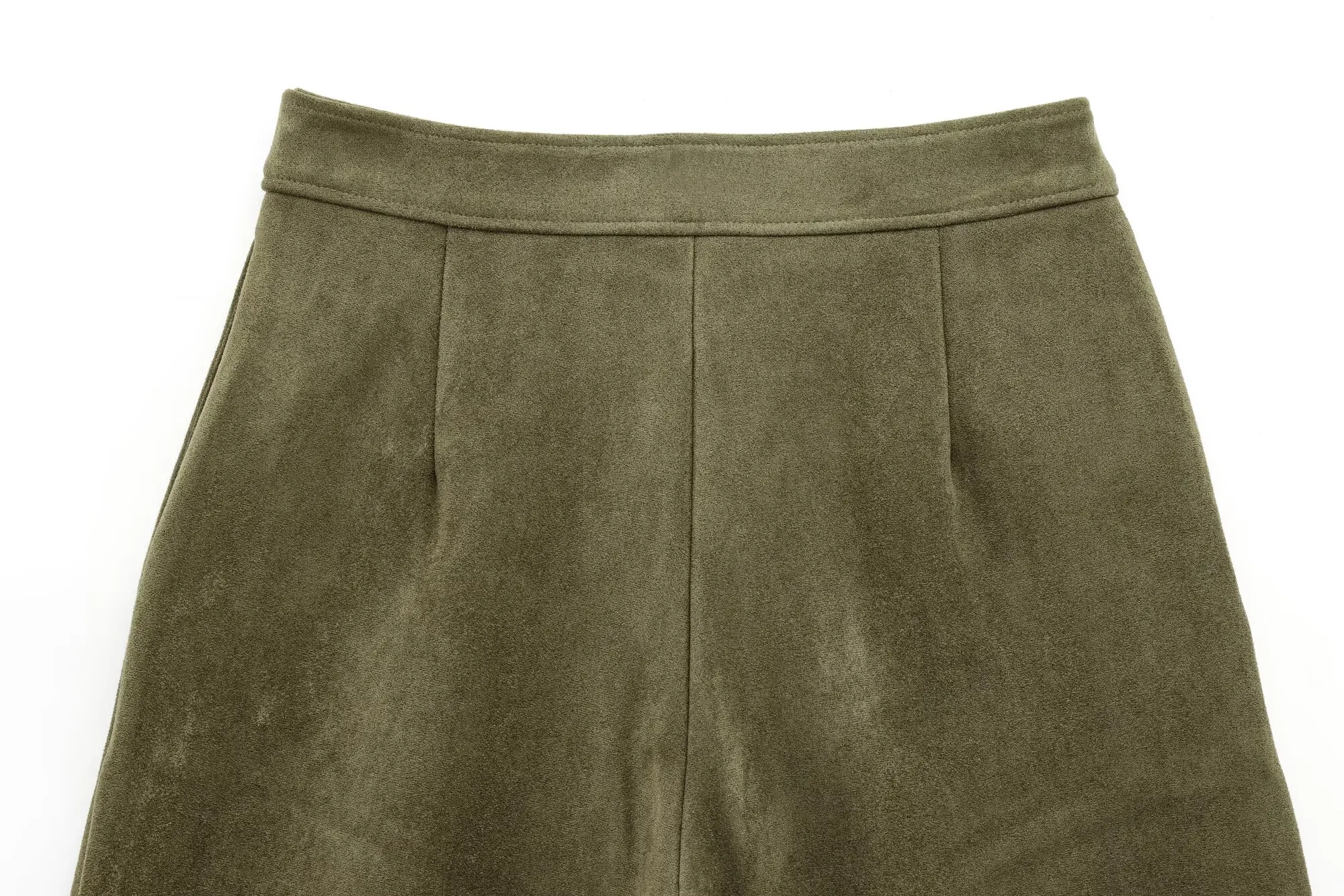 HH Frühling Frauen Wildleder Mantel Hose Sets Revers Lange Sleeve Zipper Jacken Casual Shorts 2025, Neue Mode High Street Lady Outfit – Detail 21