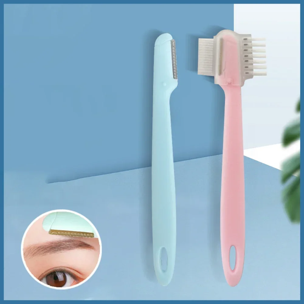 Рисунок 3 - синие и розовые мини-бритвы для бровей