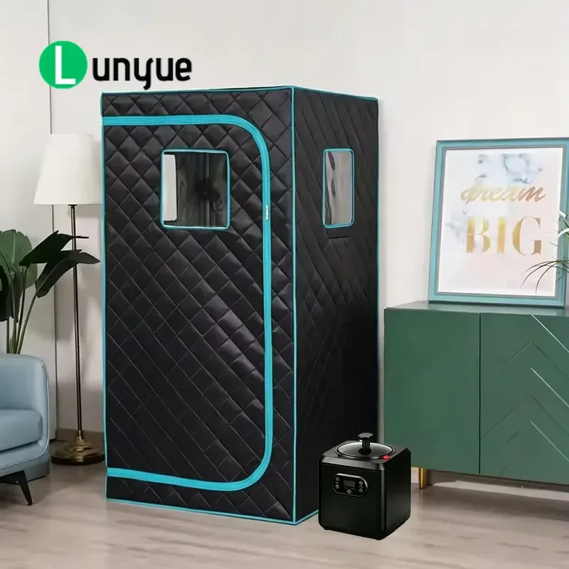 Portable Foldable Steam Sauna Tent Full Body Moisture Steam Bath Spa for Home Use One Person Steam Room Relaxation Wellness