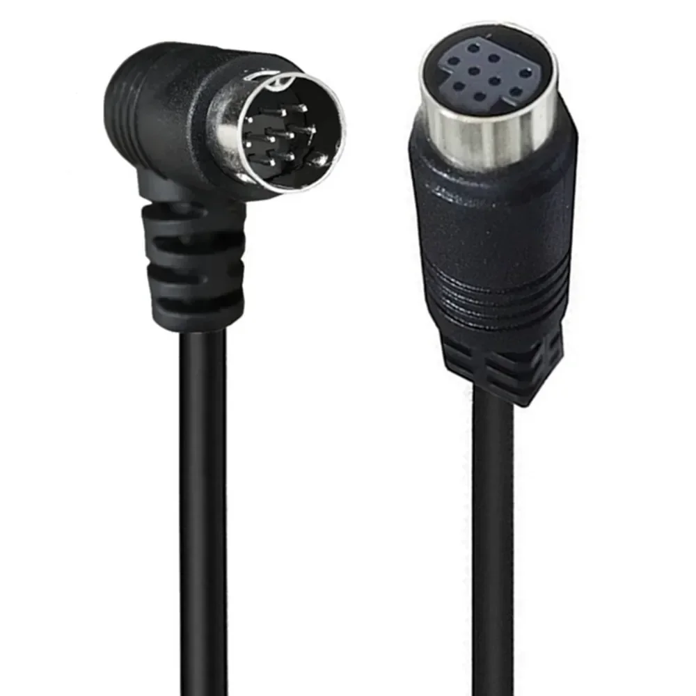Mini DIN 9-Pin Male to Female Extension Adapter Cable mini din 9 core audio/video cable, S-video set-top box cable