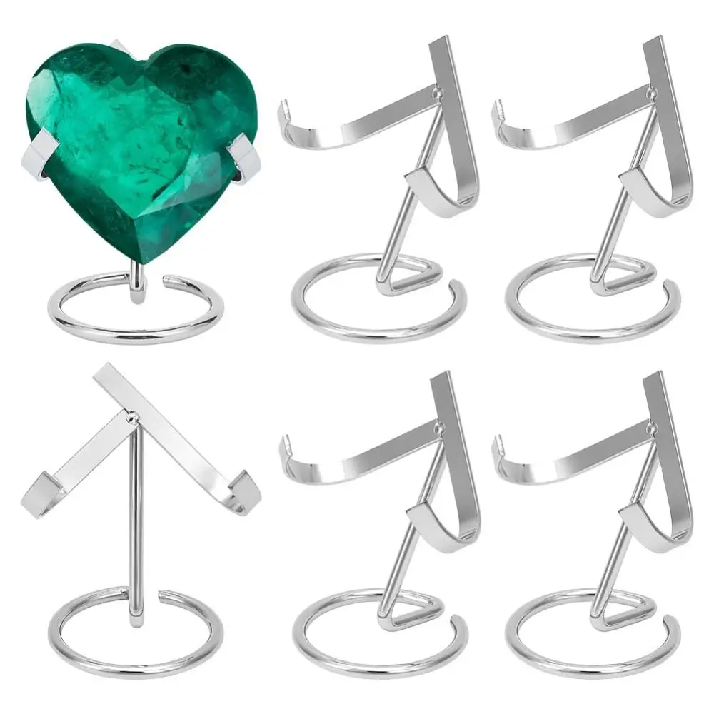 Creative Metal Crystal Ball Holder Mini Platinum Iron Crystal Ball Ornament Rack Display Stand For Rocks Nice Gift