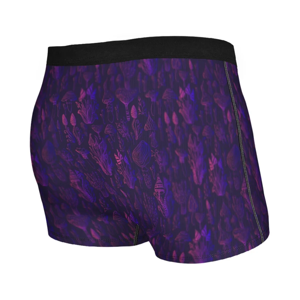 Dark  Mushroom Delicious Fungus Food Underpants Homme Panties Man Underwear Ventilate Shorts Boxer Briefs