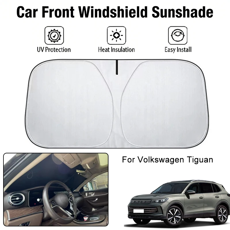 

Car Front Windshield Sunshade Cover For Volkswagen Tiguan UV Block Heat Insulation Auto Interior Sun Protection