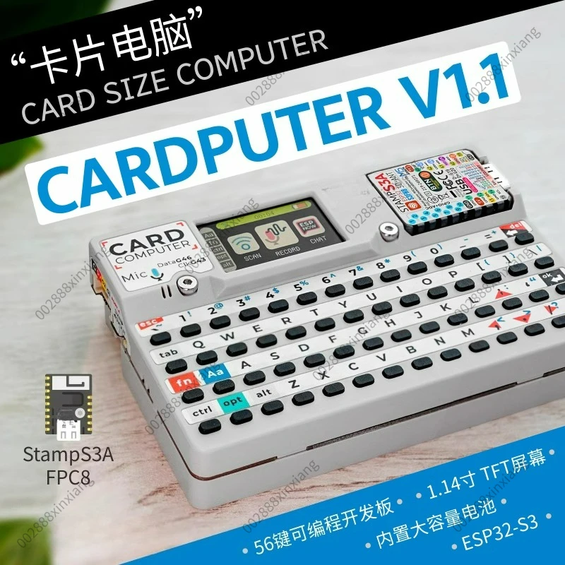 For Cardputer-Adv 56-key Programmable Card Computer Stamp-S3A