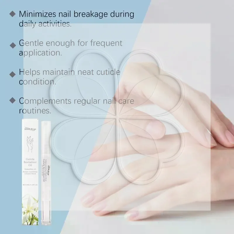 Osmanthus Quick Absorb Nail Care Oil Pen Intensive Hydration for Fragile Thin Nails and Cuticles