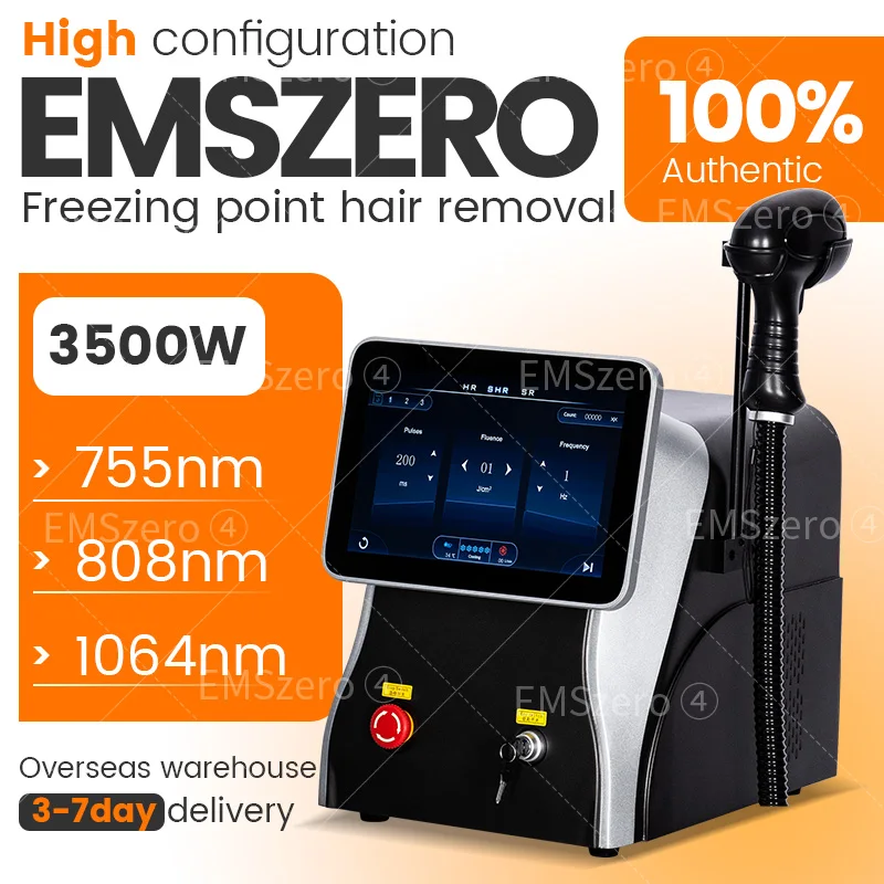 

Профессиональный неинвазивный диодный лазер 755, 808, 1064 нм, ледяной титан, постоянный безболезненный диодный лазер для удаления волос