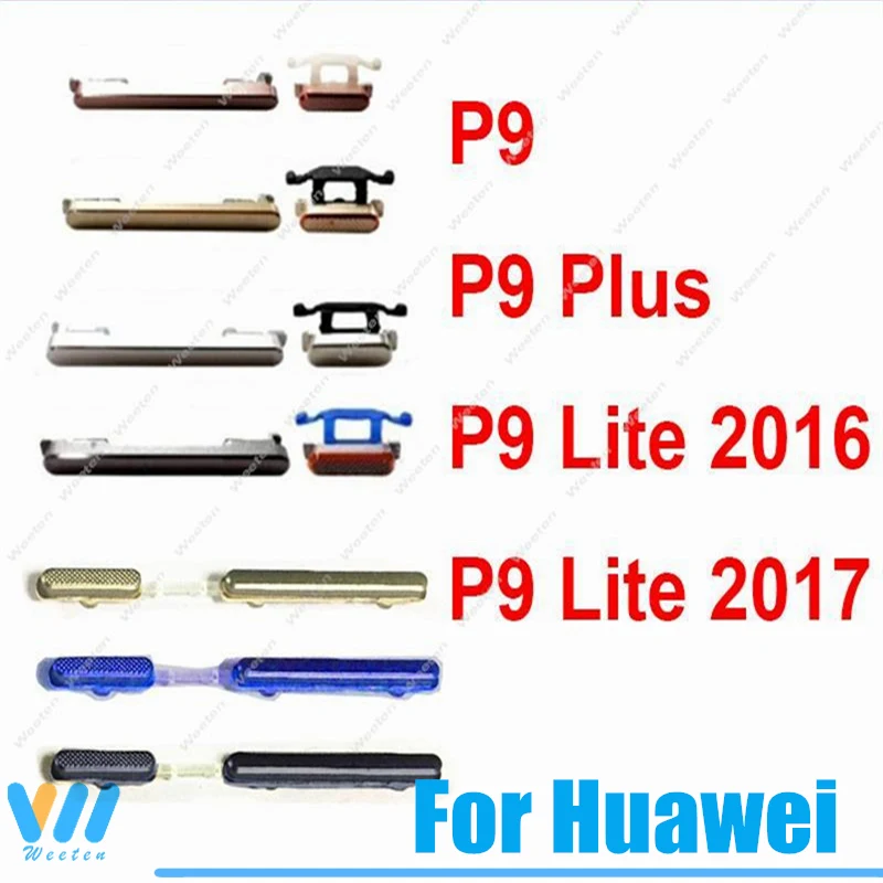 ON OFF Power Volume Buttons For Huawei P9 P9 Plus P9 Lite 2016 2017 Up Down Power Volume Side Button Switch Keys Repair Parts