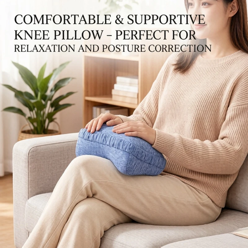 Stocking Stuffers Hollow Heart Memory Cotton Leg Pillow, Pregnancy Side Sleeper Orthopedic Pillow, Sciatica Hip Back Relief Cush