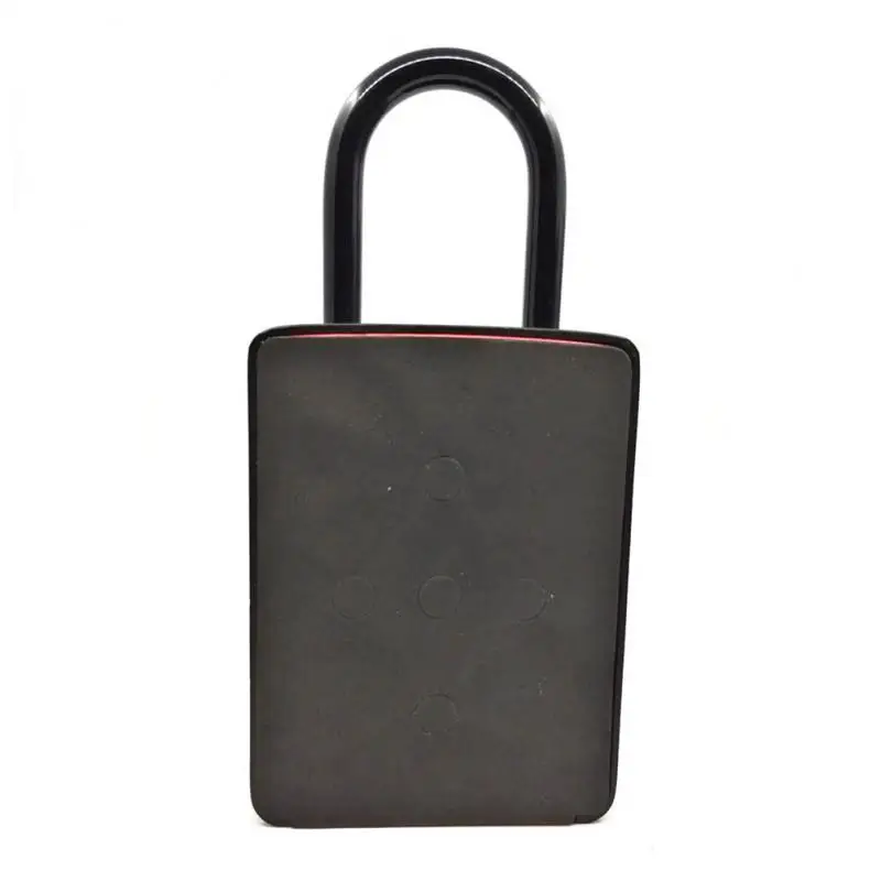 Lock Outdoor Key Safe Box Keys Storage Box Padlock Use Password Lock Alloy Material Keys Hook Security Organizer Boxes