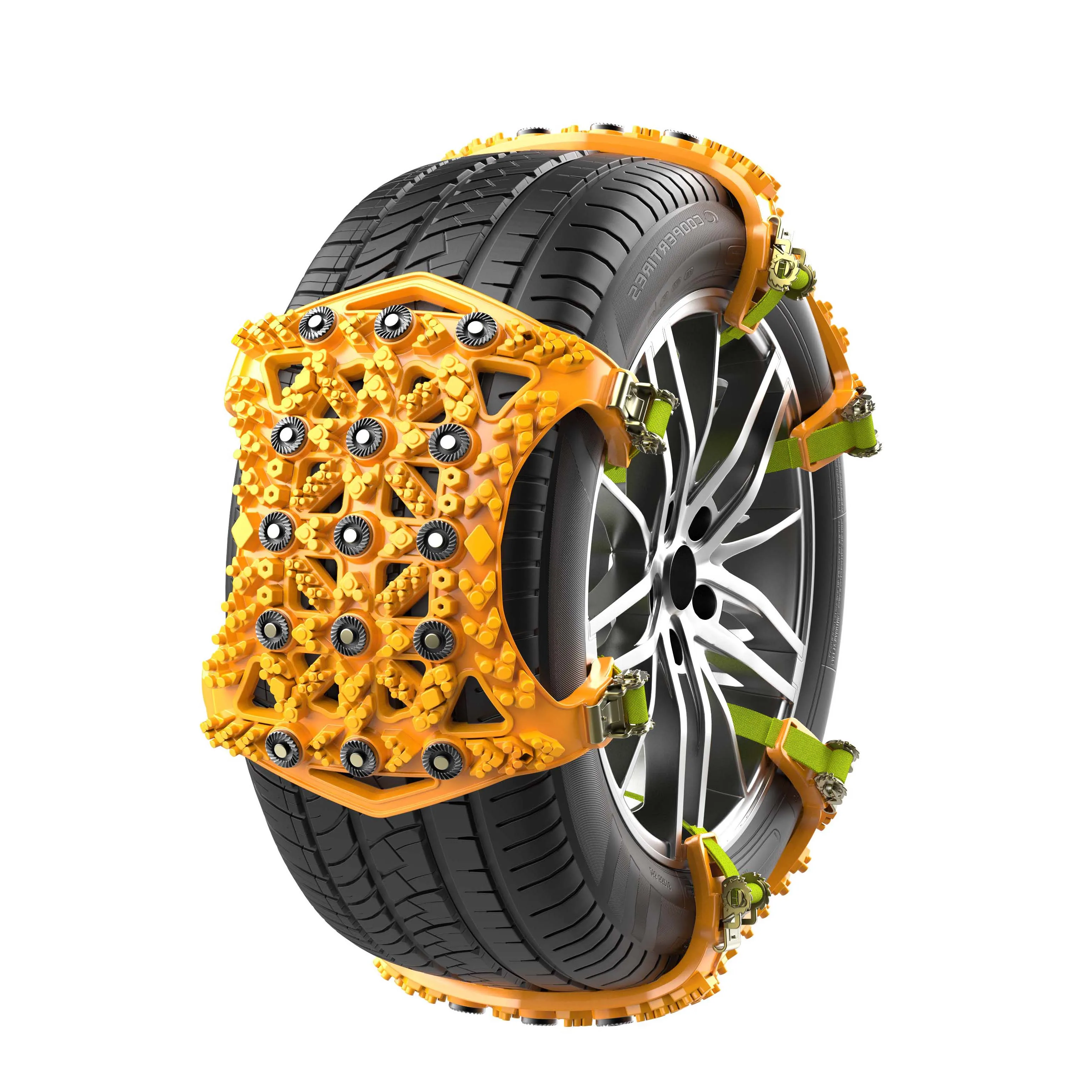 TPU Low Temperature Resistant Thickened Tendon Anti-Skid Wheel Chain that Breaks Ice and Prevents Skidding No Damage to Tires