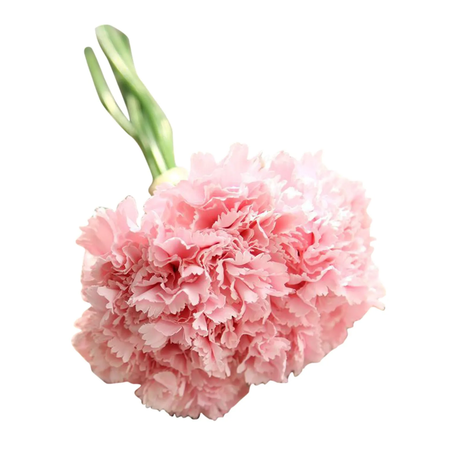 Hermoso ramo de clavel de éxito exquisito que sostiene Flores, decoración de flores de simulación para el día de la madre para mamá, hace feliz