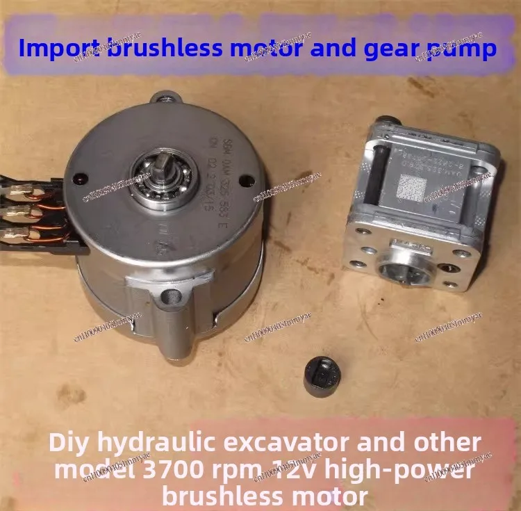 Miniature gear pump DIY excavator power oil pump small