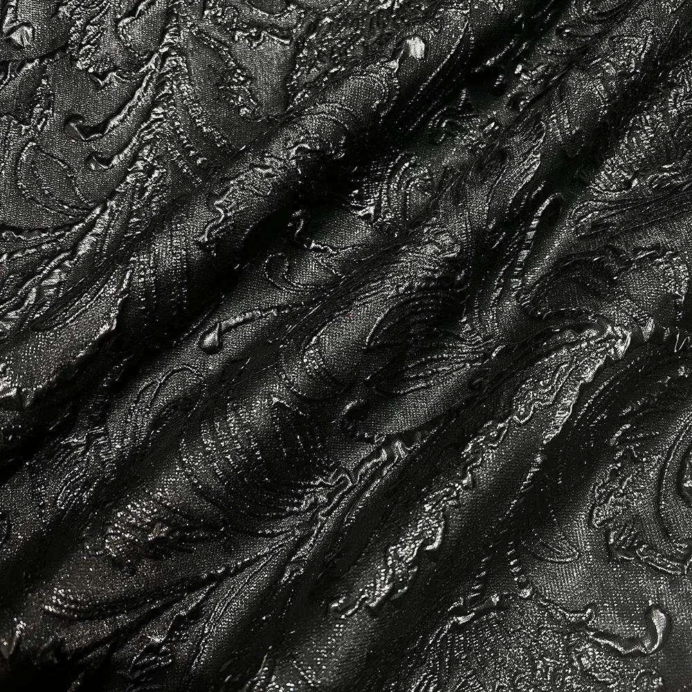 High Quality 5 Yards Jacquard Lace Fabric French Brocade for DIY Home Decor Wedding Quilting Curtains Fabric