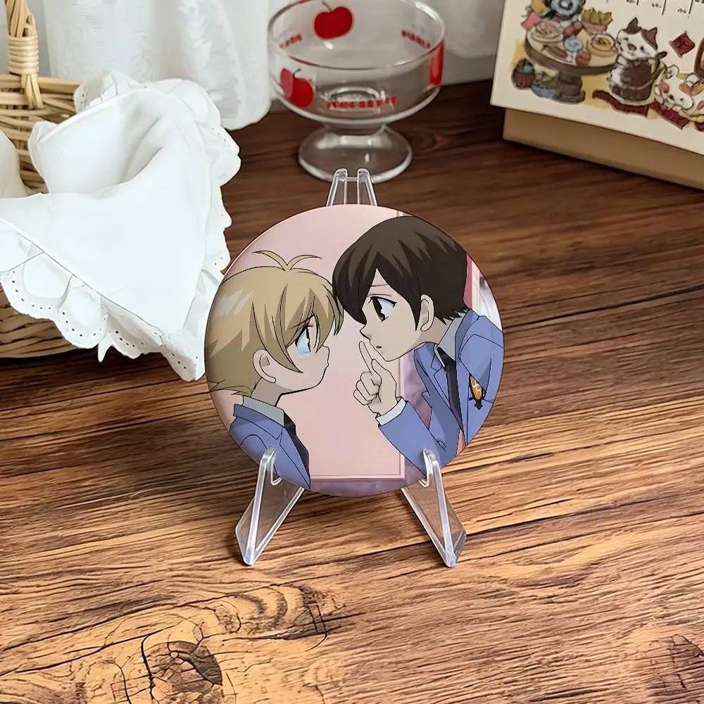 Anime-O-oUran High School-Host Club Cute Badge Pins For Friend, Backpack, Clothing, Collectible Accessories, Jewelry Gift