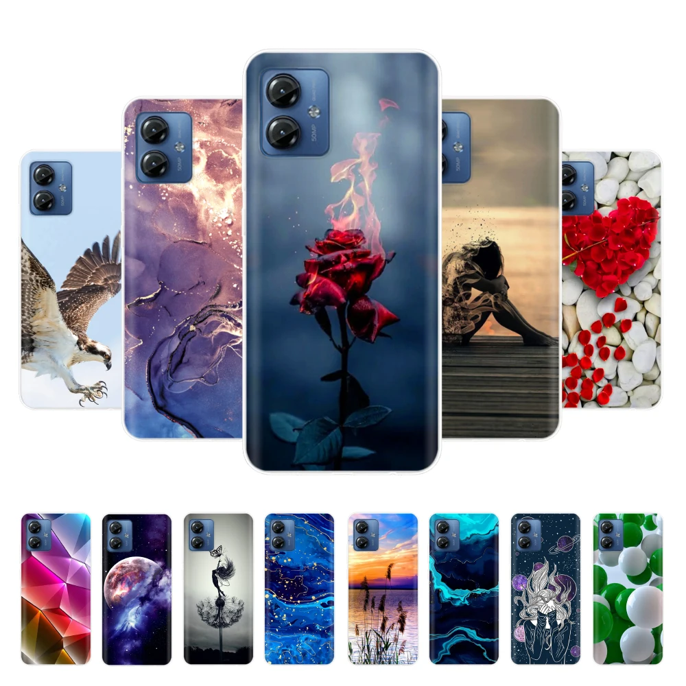 Cover For Moto G14 Case Silicone MotoG14 G 14 Soft TPU Bumper For Motorola Moto G14 Cover Capa Protect Mobile Phone Cases Etui