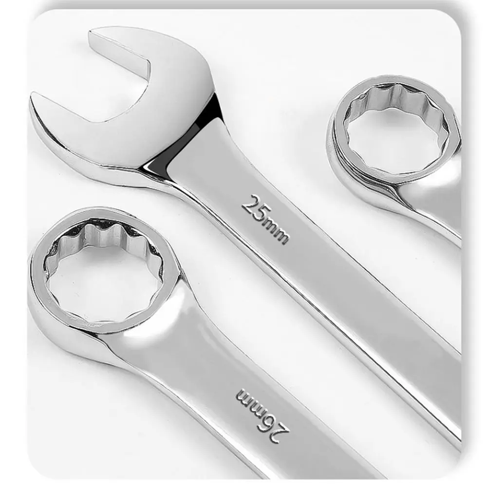 

1Pcs Durable Metric Ratchet Wrench Reversible 6-23mm Ratcheting Spanner Universal Nut Hand Tool Car Bicycle Repair Tool