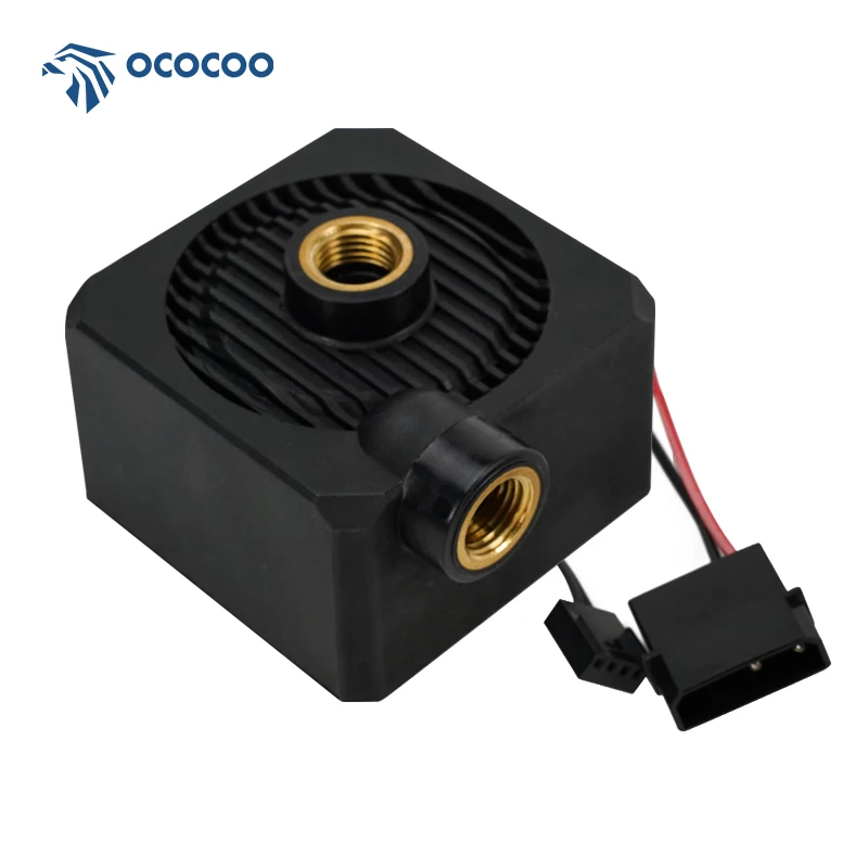 

OCOCOO Water Cooler Custom Mute Silent Pump Pc Cooling liquid Pc Parts High Flow Watercooling Pump PWM Temperature Regulation