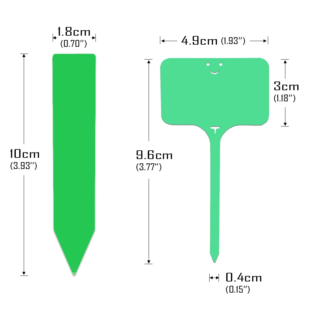 15-100 sztuk 11 kolorów 2 rodzaje plastikowa roślina tagi ogród żłobka etykiety wodoodporne Pot markery t-type sadzonki Stakes wielokrotnego użytku