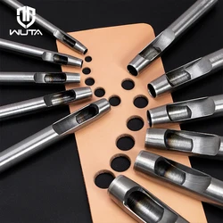 WUTA Basic 1PC 23-40mm Round Hole Hollow Punch Tool Steel Leather Craft Working for Watch Band Fabric Plastic Gasket Belt 38Size