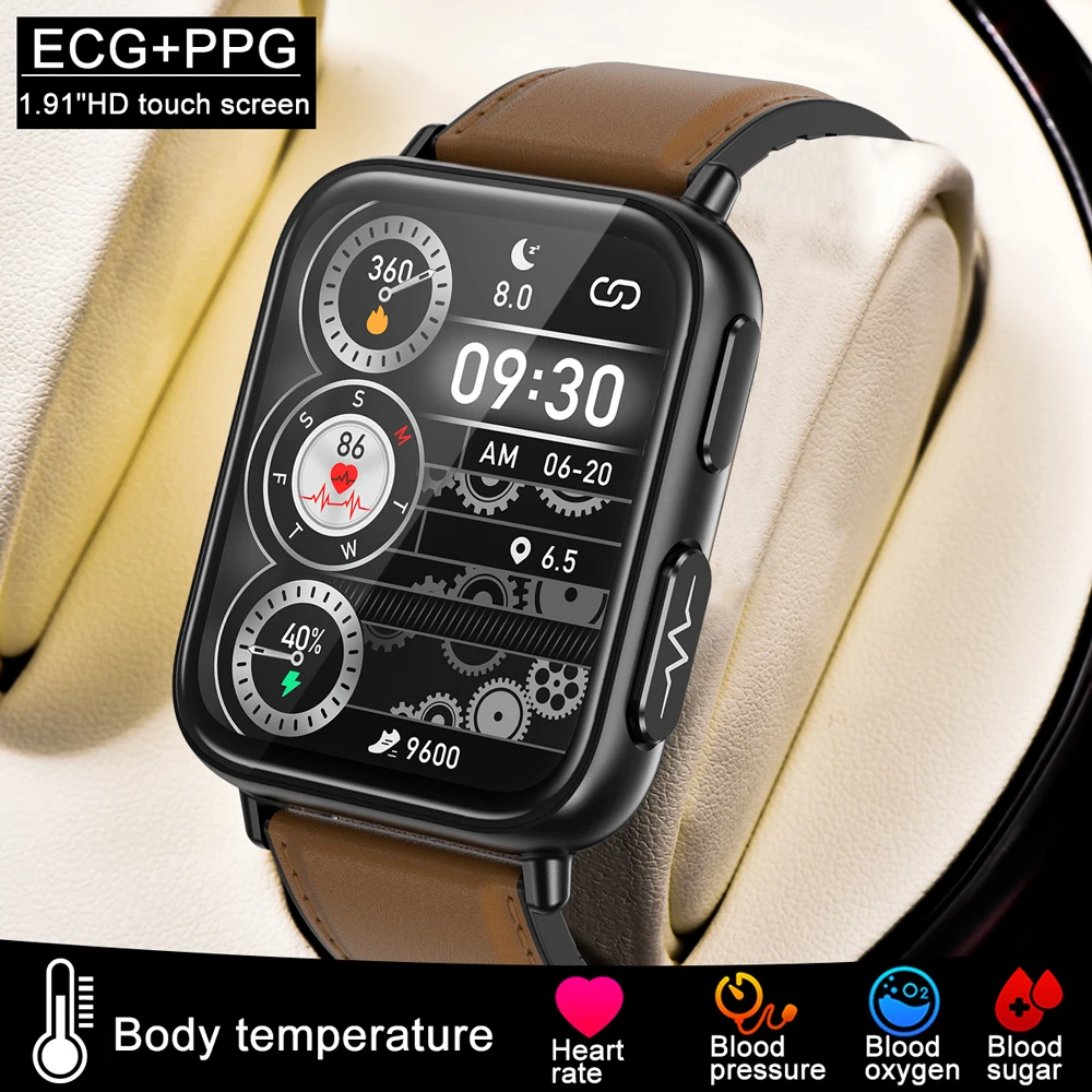 2024 New ECG+PPG For Huawei SmartWatch sports Body temperature Fitness Watches Women Bluetooth Phone reminder Full Touch Screen