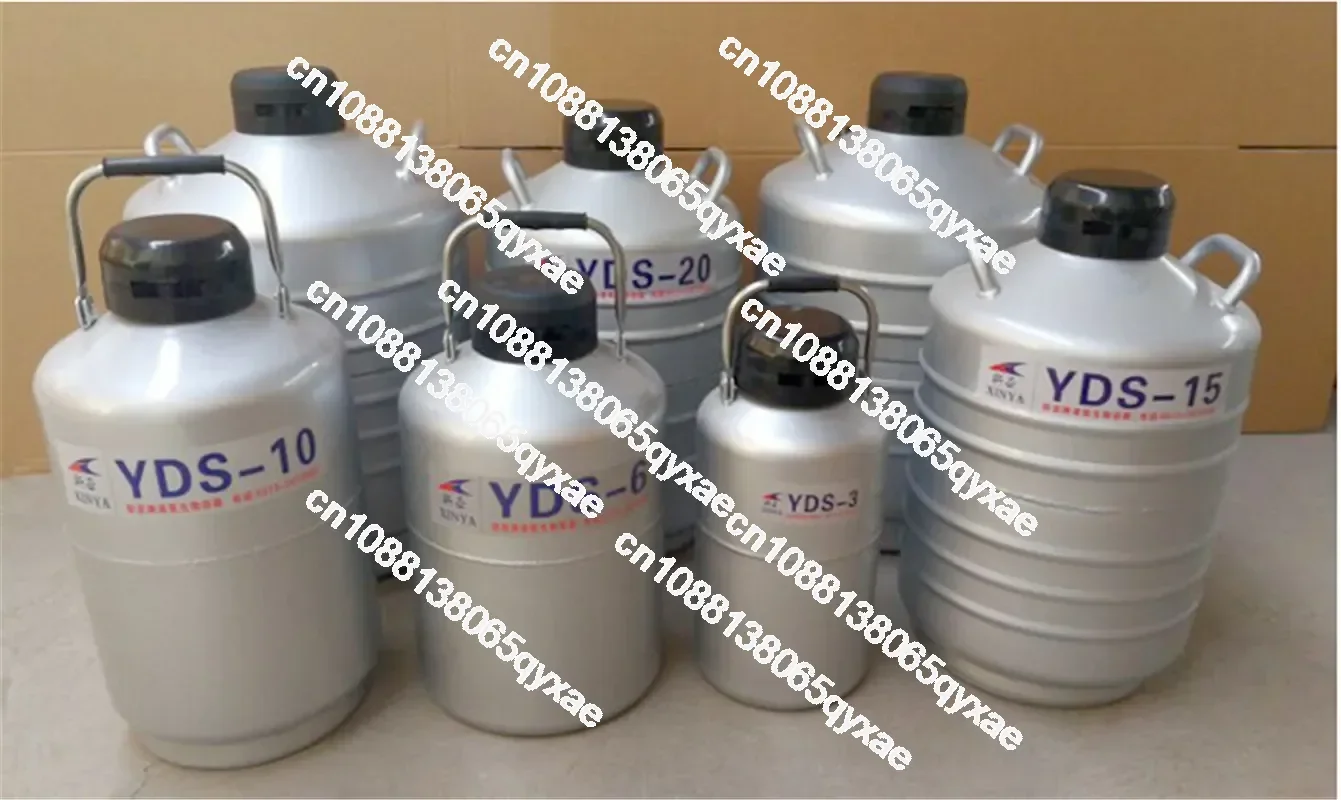 3/6/10/15/30L Liquid Nitrogen Container Cryogenic Tank Dewar Liquid Nitrogen Container with Liquid Nitrogen Tank YDS-10