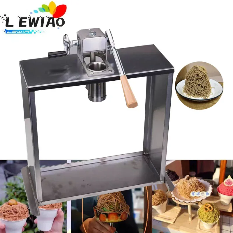 Premium Japan Mont Blanc Ice Cream Maker Matha Gelato Noodle Maker Machine Ice Cream Press Maker