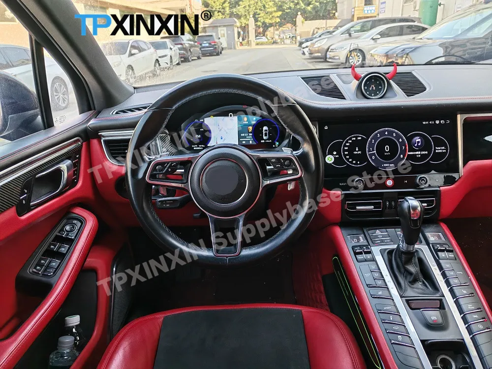 12.3 Inch For Porsche Macan 2014~2025 Digital Performance Display Dashboard With Carplay LCD Speed Table Car Virtua Navigation
