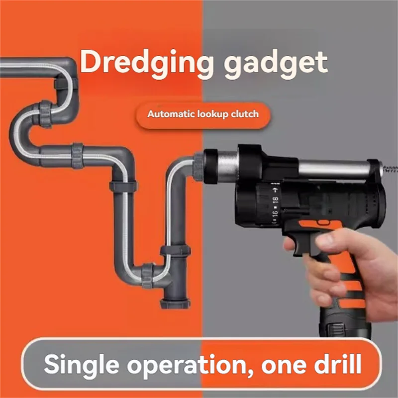 

Инструмент для разблокировки трубопроводов, профессиональный бытовой антизасор для унитаза, взрывозащищенный набор дренажных труб для туалетов и кухонных засоров