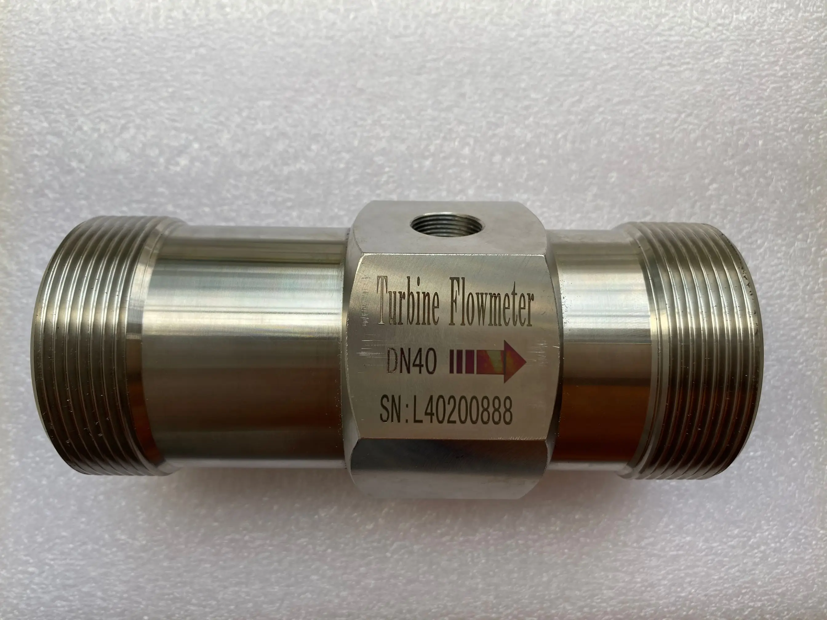 FOR 2022 Water Flow Meter Diesel  LiquidTurbine Flow Sensor Transmitter 15 20 25 32 40 50  Threaded Connection