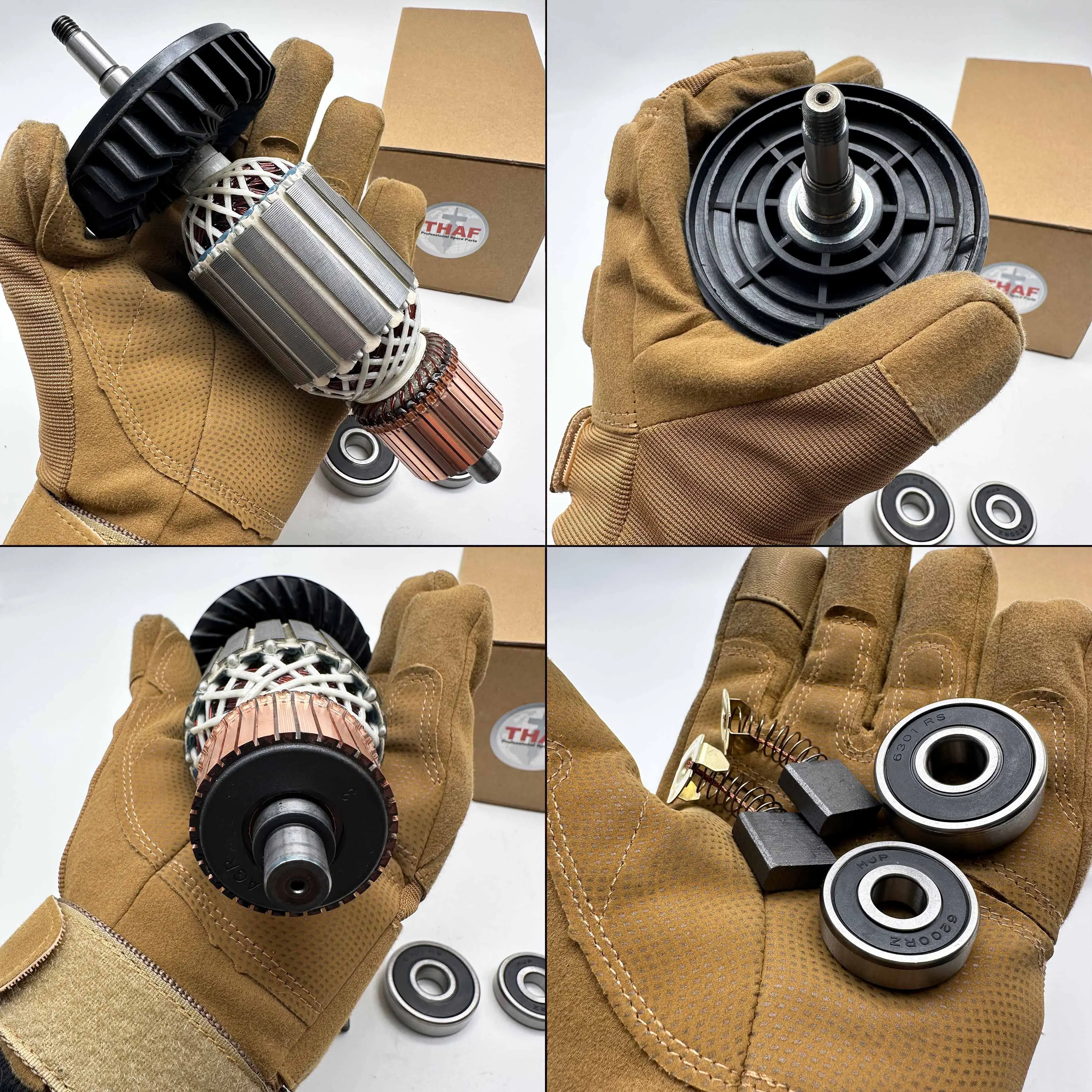 AC220-240V Armature Rotor Anchor Stator Replacement for MAKITA Angle Grinder GA7020 GA9020 GA7020S GA9020S MT900