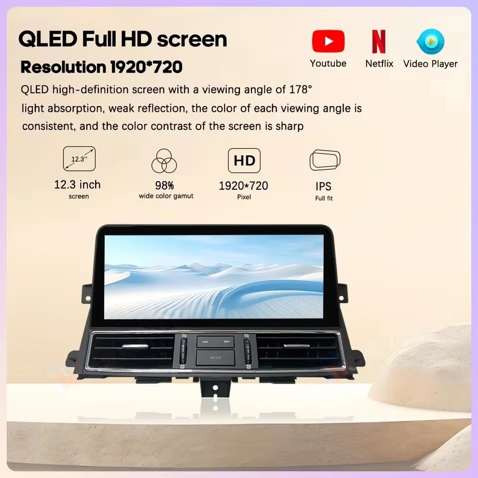 

WANG Android 14, автомобильный радиоприемник с сенсорным стерео экраном, GPS-навигация Carplay для Nissan Armada Patrol Y62 Infiniti QX56 QX80 2010-2020