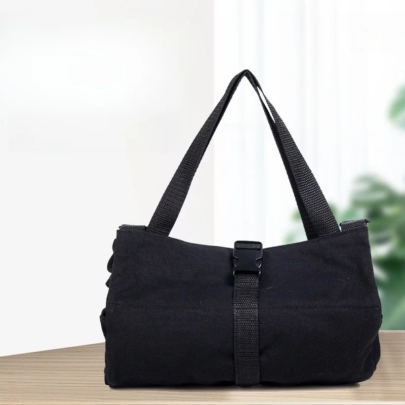 Canvas Roll Up Tool Bag Vehicle Use Multifunctional Electrician Carpenter Storage Pouch Portable Durable Hardware Organizer Bag