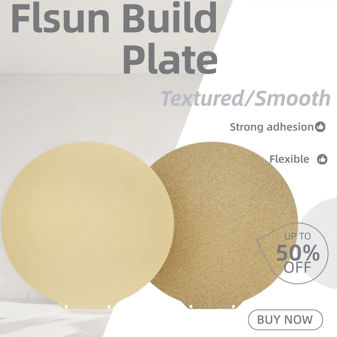 نشيط التصاق قوي الربيع الصلب ورقة ضياء 309 مللي متر Flsun V400 المغناطيسي بناء لوحة مرنة محكم/ناعمة PEI المغناطيسي السرير #1