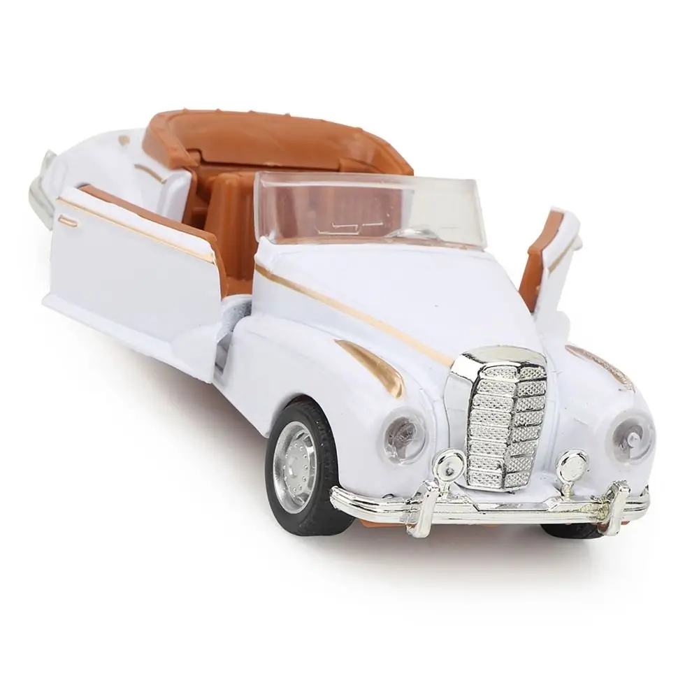 New 1:36 Mini Stimulation Alloy Classic Car Alloy Pull Back Retro Convertible Car Model Door Open Car Holiday/Birthday Gift