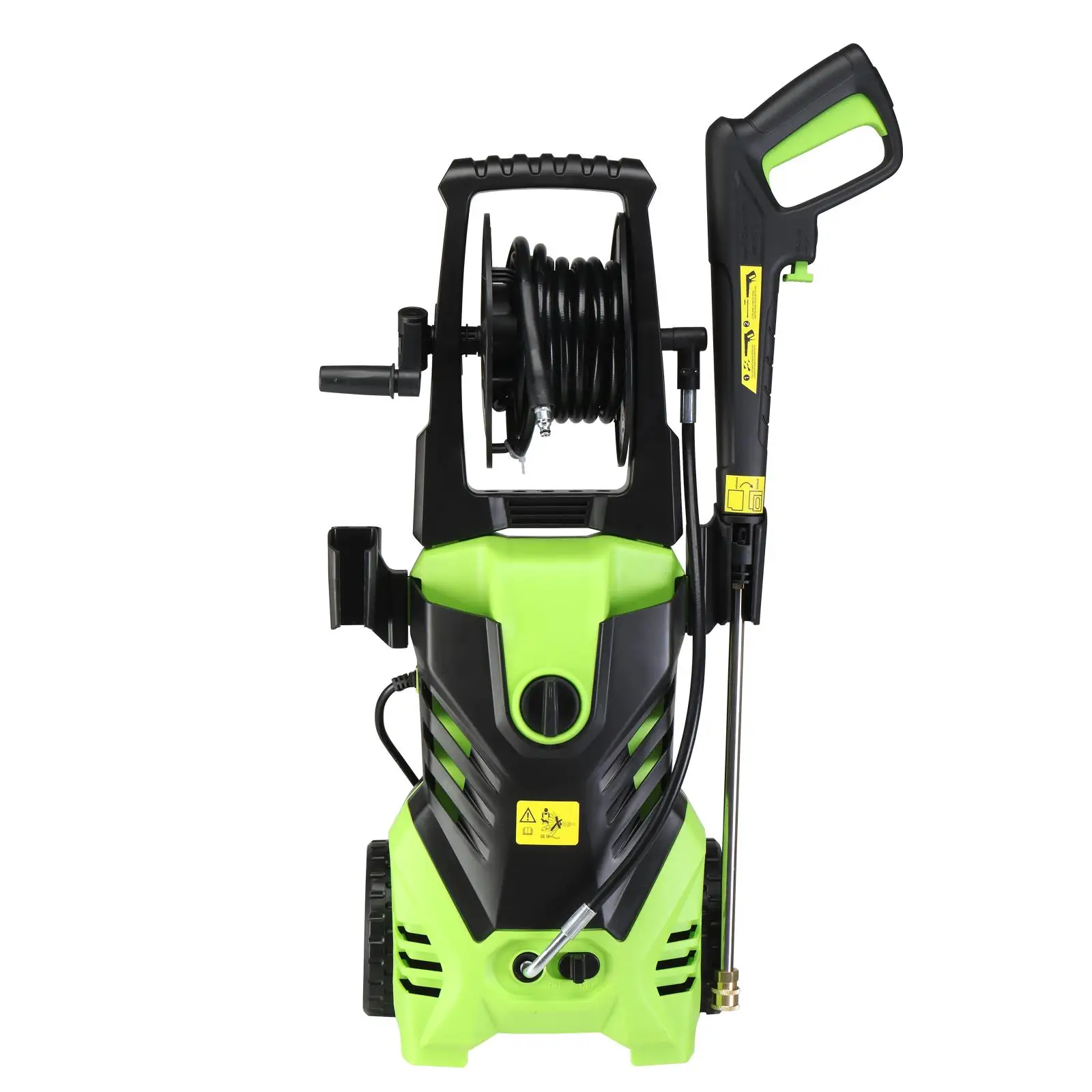 Limpiador de alta presión 110V 3000PSI 1800W - Potente lavadora verde para limpieza profunda