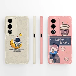 Case For OPPO A80 5G Cartoon Astronaut Girl Antifouling Protective Drop-Resistant Luxury Phone Cover For oppo a80 Oppo A80 Funda