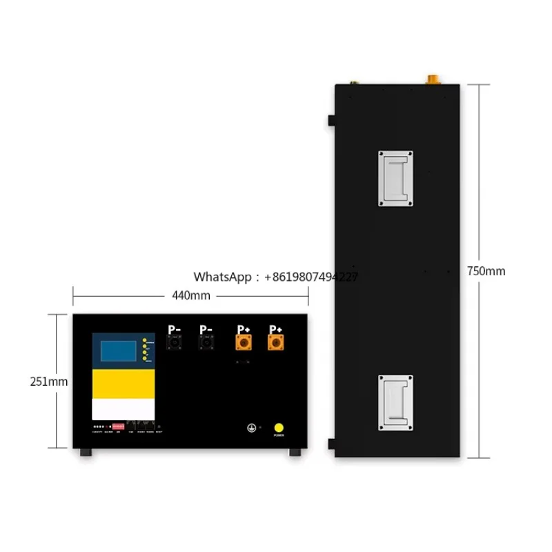 JK Hybrid Grid DIY Split 16S 48V/51.2V 10kWh 280AH-330AH 15KW LiFePO4 Battery Stackable Metal Case