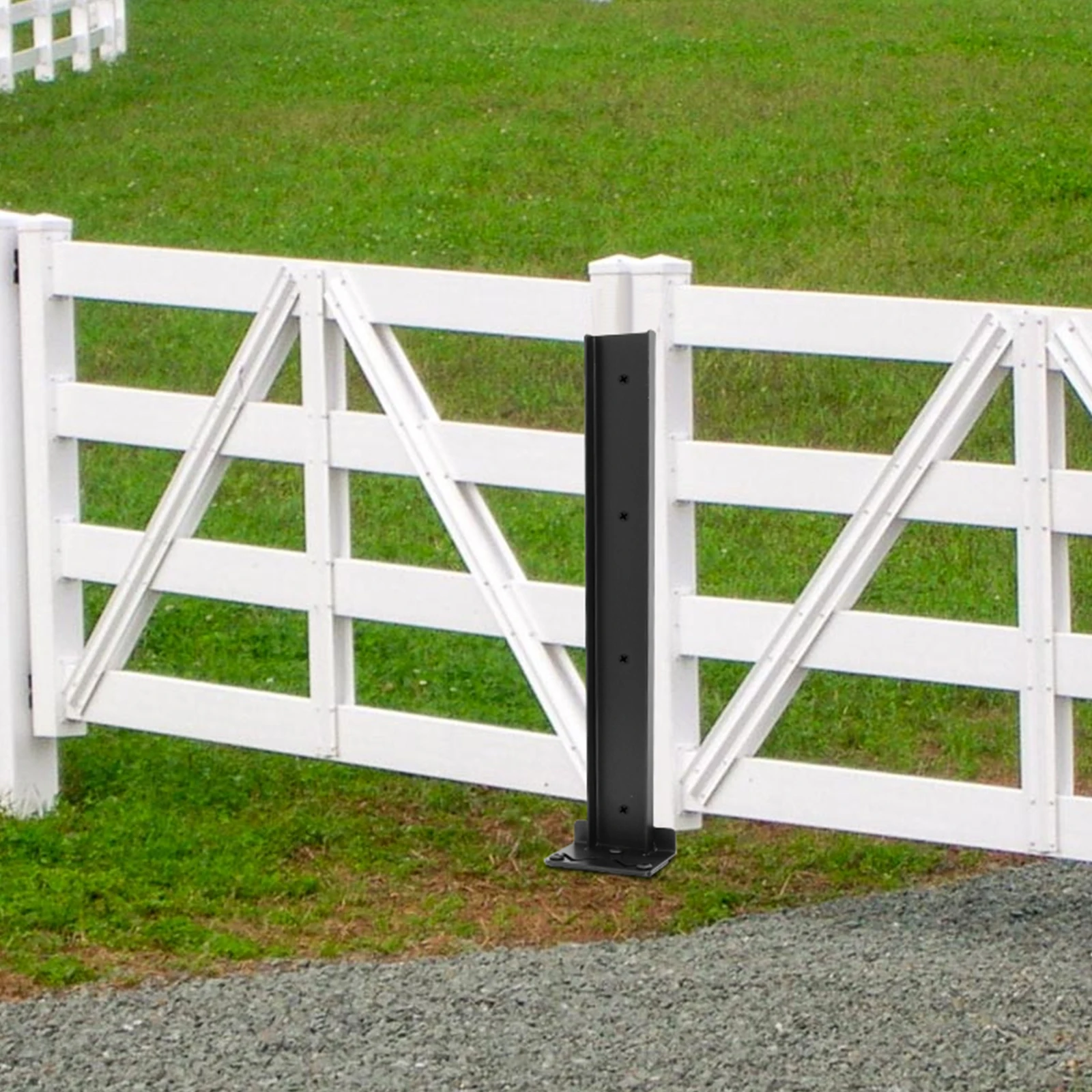 1/2 قطعة أوتاد إصلاح عمود السياج سميكة أدوات إصلاح الصلب الثقيلة لسياج الخشب المائل/الكسر آخر مرساة الأرض سبايك