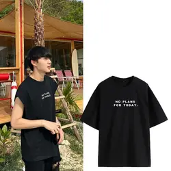 New Thai drama Cutie Pie CutiePieSeries NuNew ZeeNunew ZeeNew Costume casual loose student short-sleeved t-shirt Gift