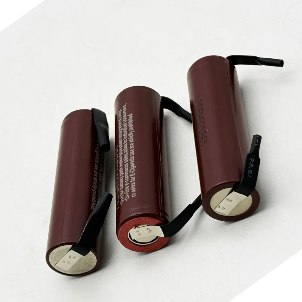 Baterai lithium 18650 HG2 3500mAh 3.7V dengan debit 25A terus menerus